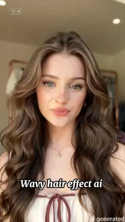 wavy hair effect Ai 