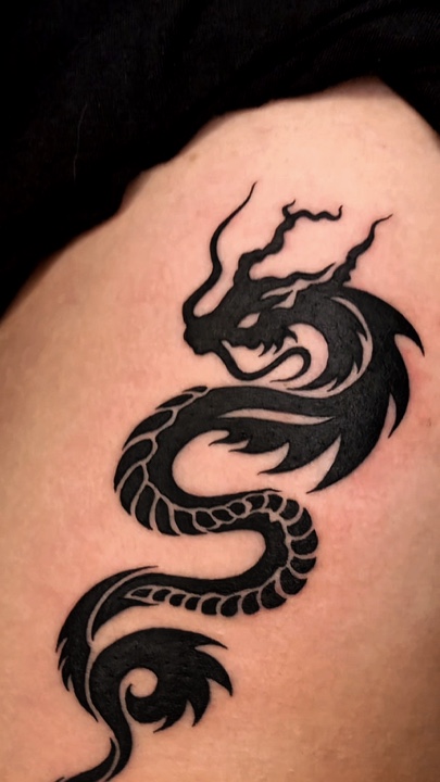 รอยสักมังกร🐲（3）🔥