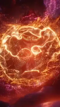 Fire ball particles