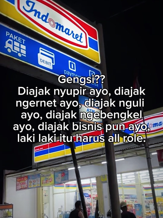 Gengsi??
Diajak nyup