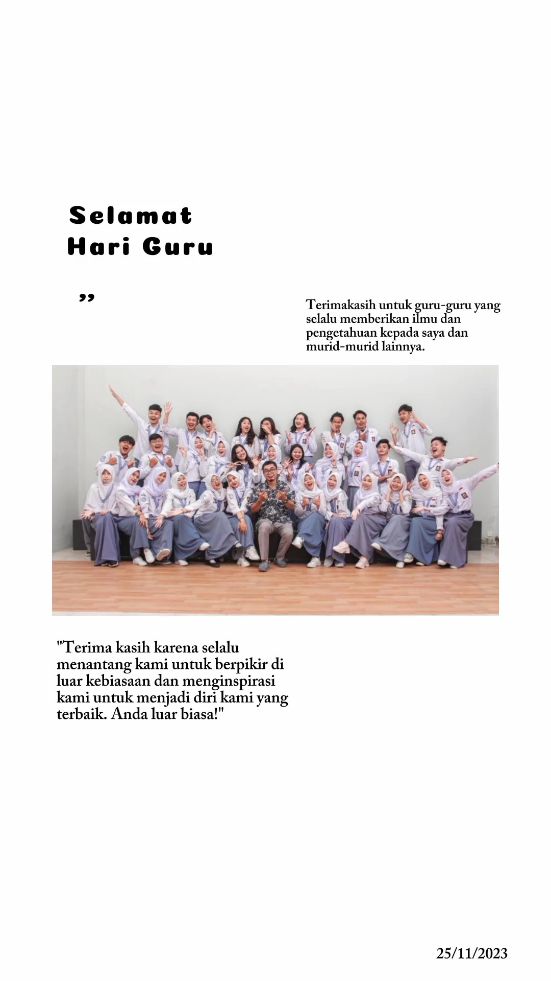 Hari Guru Nasional 