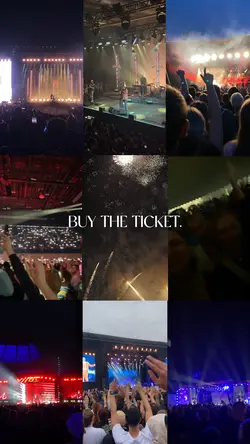 buy the ticket.
