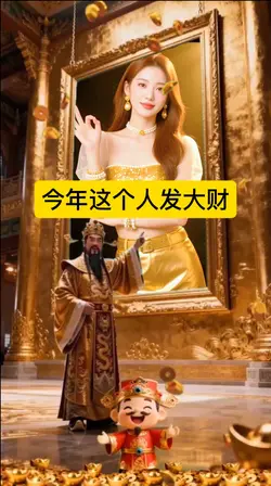 今年这个人发大财