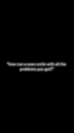 how can u smile 