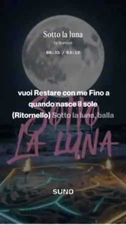 Sotto la luna ❤️🇮🇹