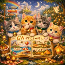 GWどこ行くにゃ〜