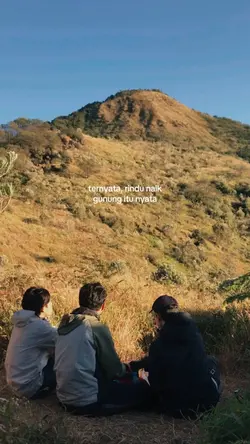rindu naik gunung