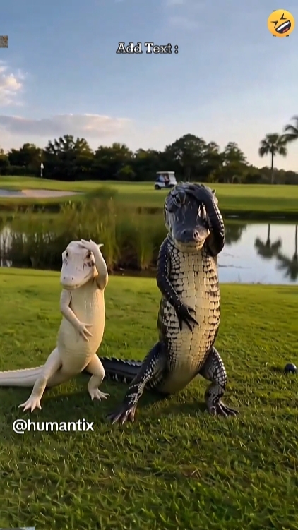 Cute crocodile 