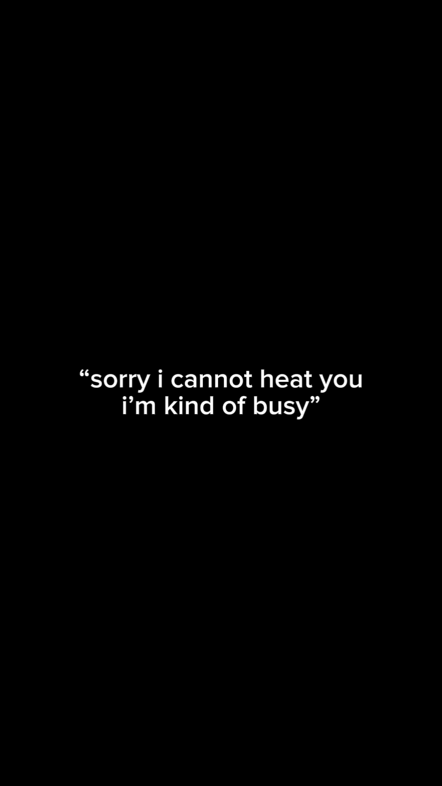 sorry i cannot heat 