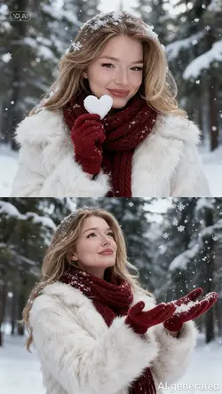 Snow photoshoot