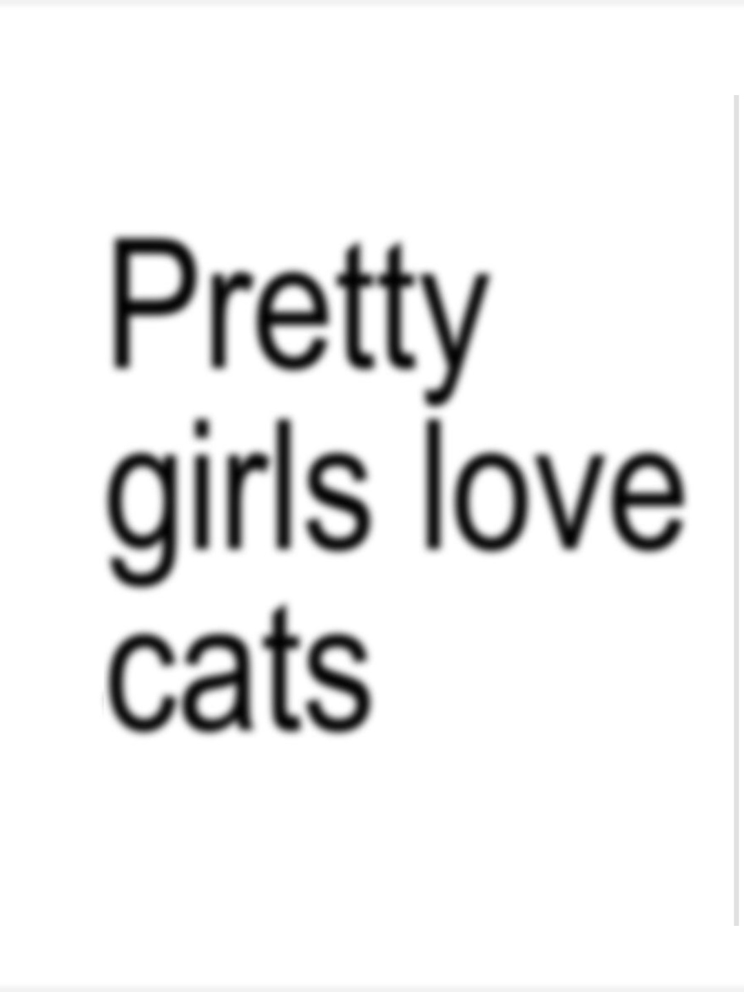 Ela adora gatos …🐈💞