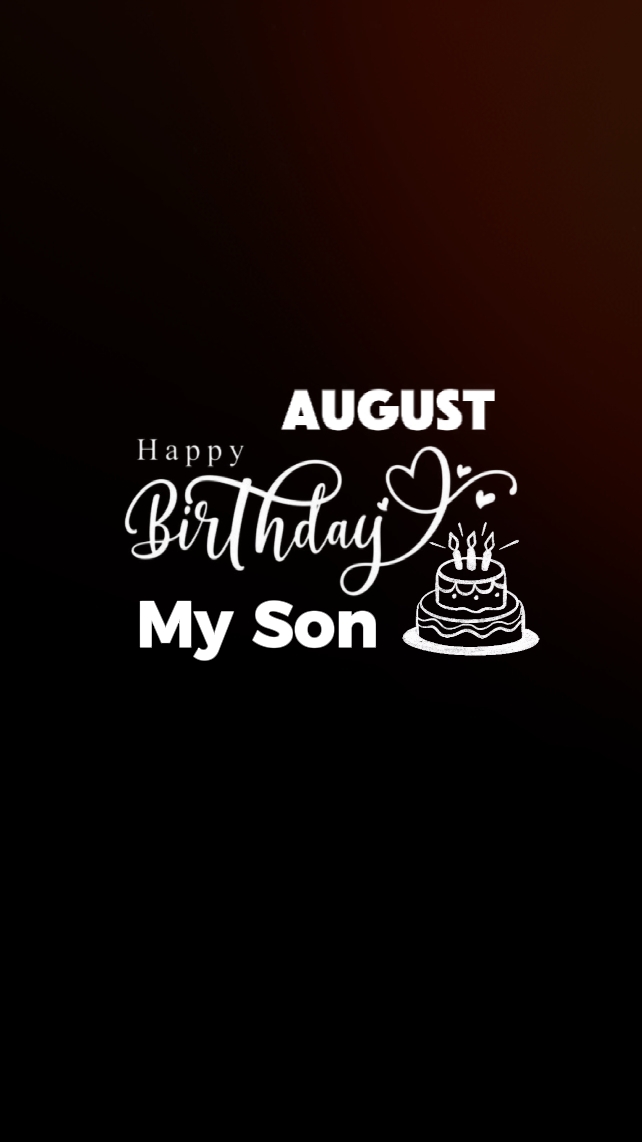 Feliz Aniversário Meu Filho