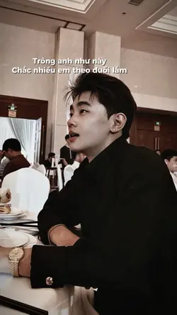 Trông anh như này 