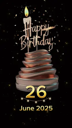 hbd 26 June 2025