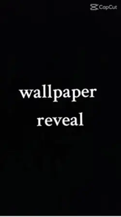 Wallpaper reveal