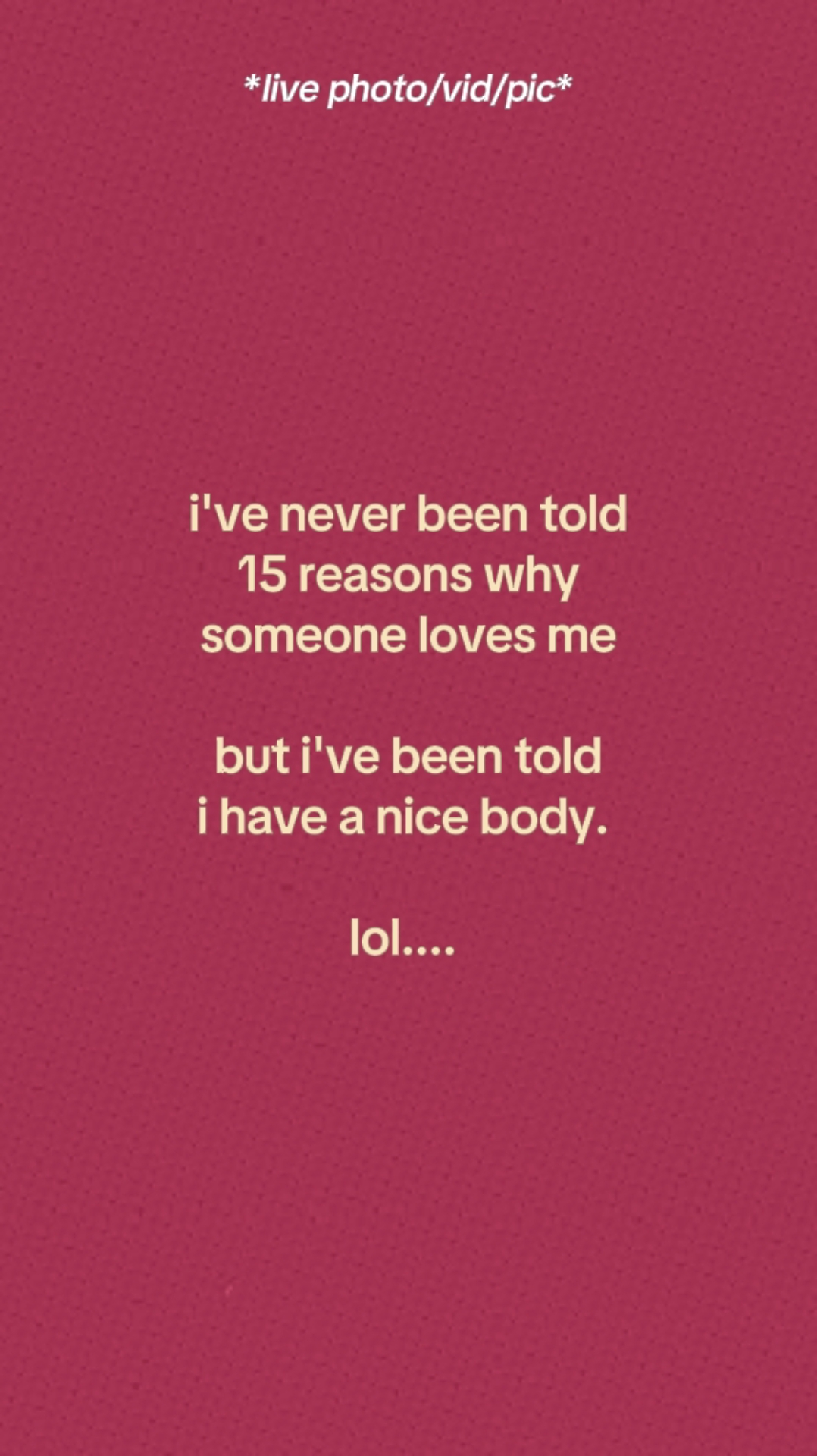 15 Reasons. 