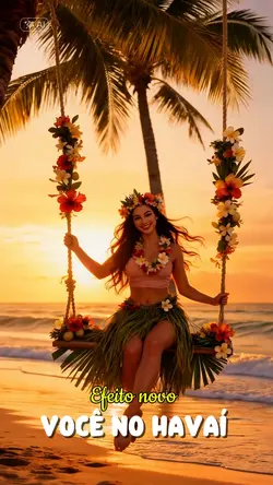você no Havaí 