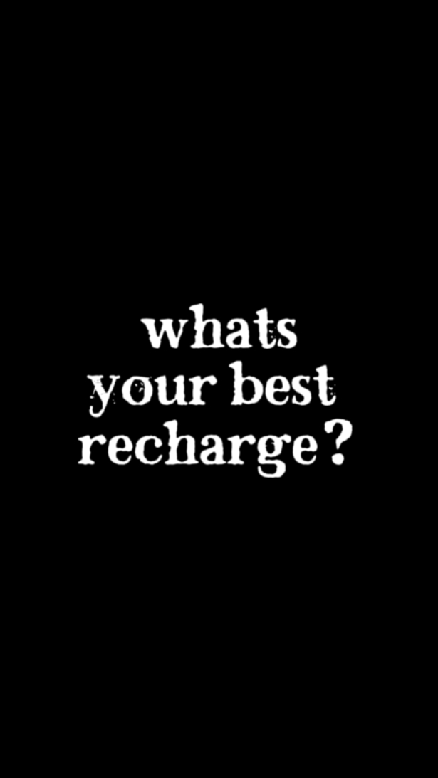 whatsurbestrecharge?