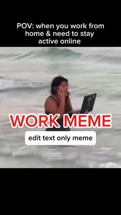 work meme