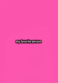 my fav person my mom