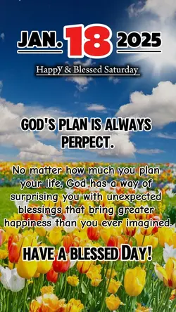JAN. 18, Saturday 