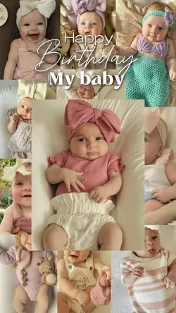 Birthday baby daught