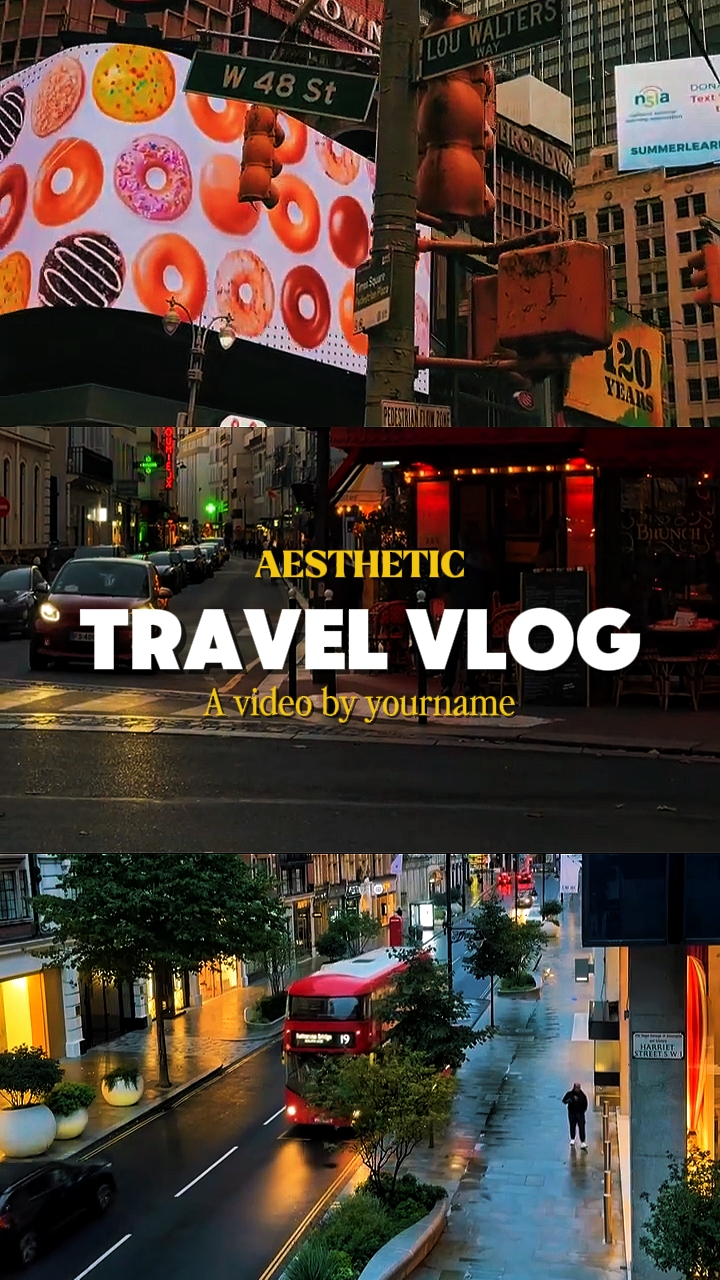 Travel vlogaesthetic