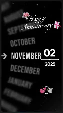 HAPPY ANIV 02 NOVEMB