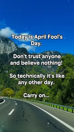 Today is April Fool'