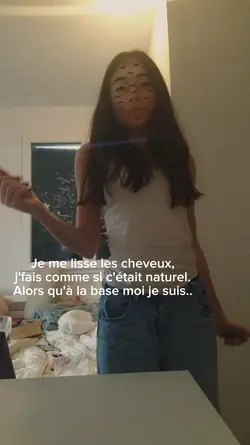 lisse les cheveux 
