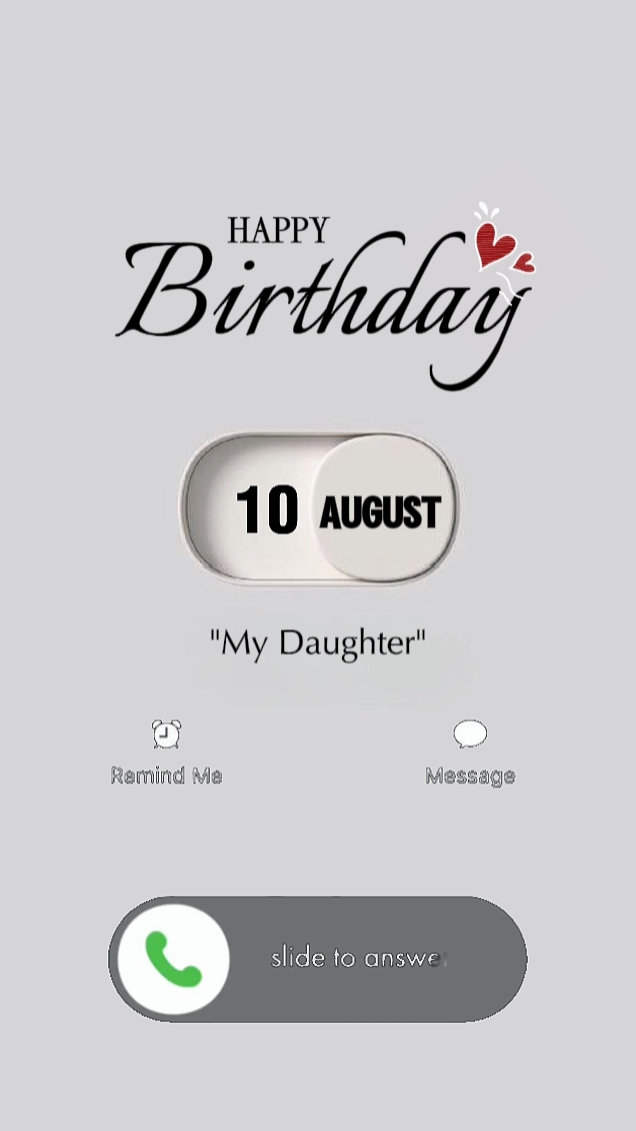 SELAMAT ULANG TAHUN PUTRIKU
