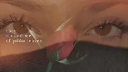 Your eyes w/ flowers