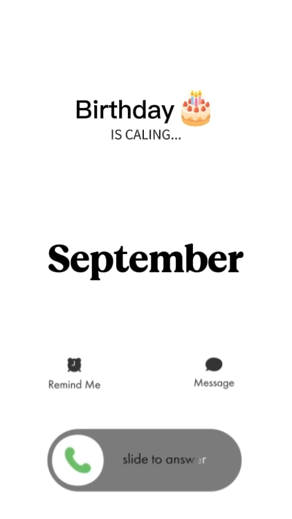ANNIVERSAIRE DE SEPTEMBRE