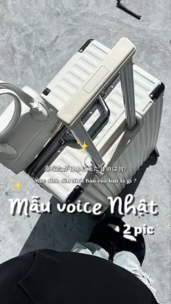 Mẫu voice Nhật 2 ảnh