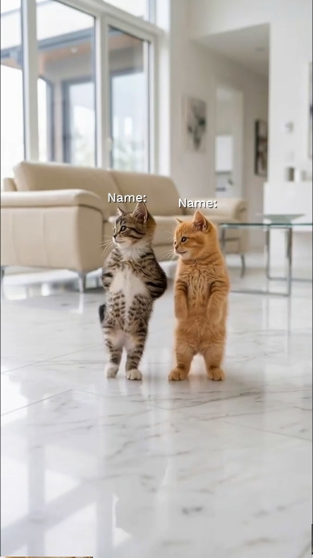 Lustige Tanzkatze Tren