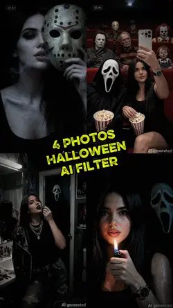 4 Photos Halloween 