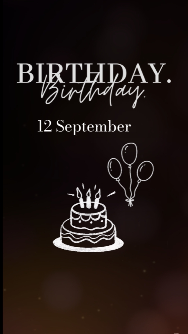 HBD 12 SEPT 2026