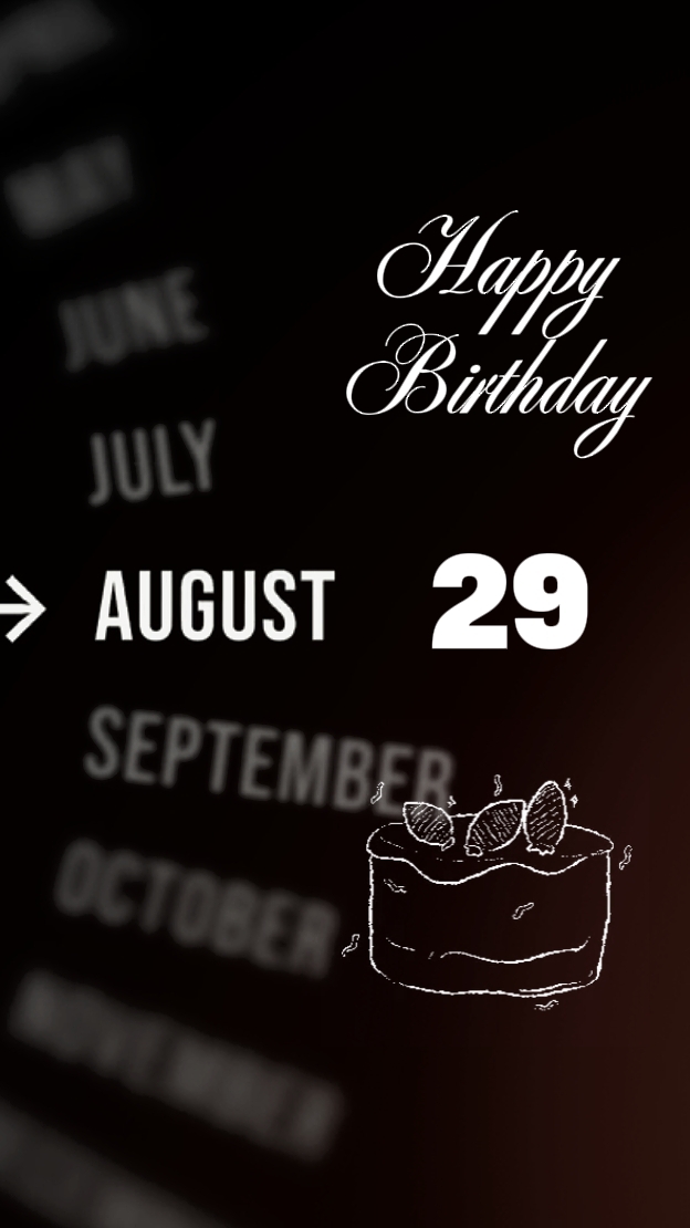 HBD 29 august