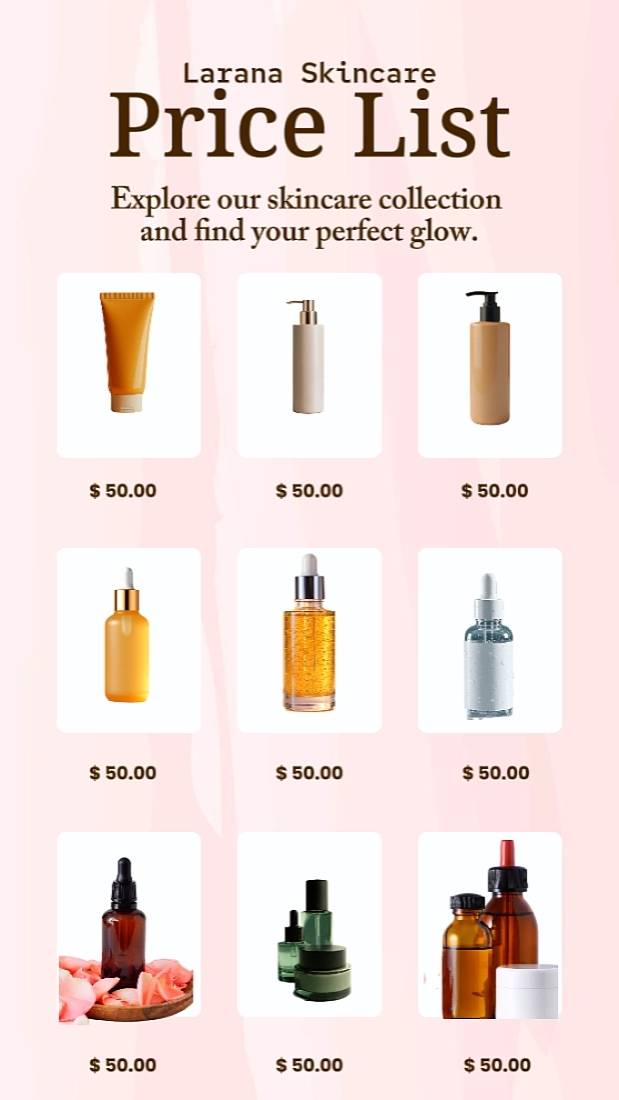 Daftar Harga Perawatan Kulit 