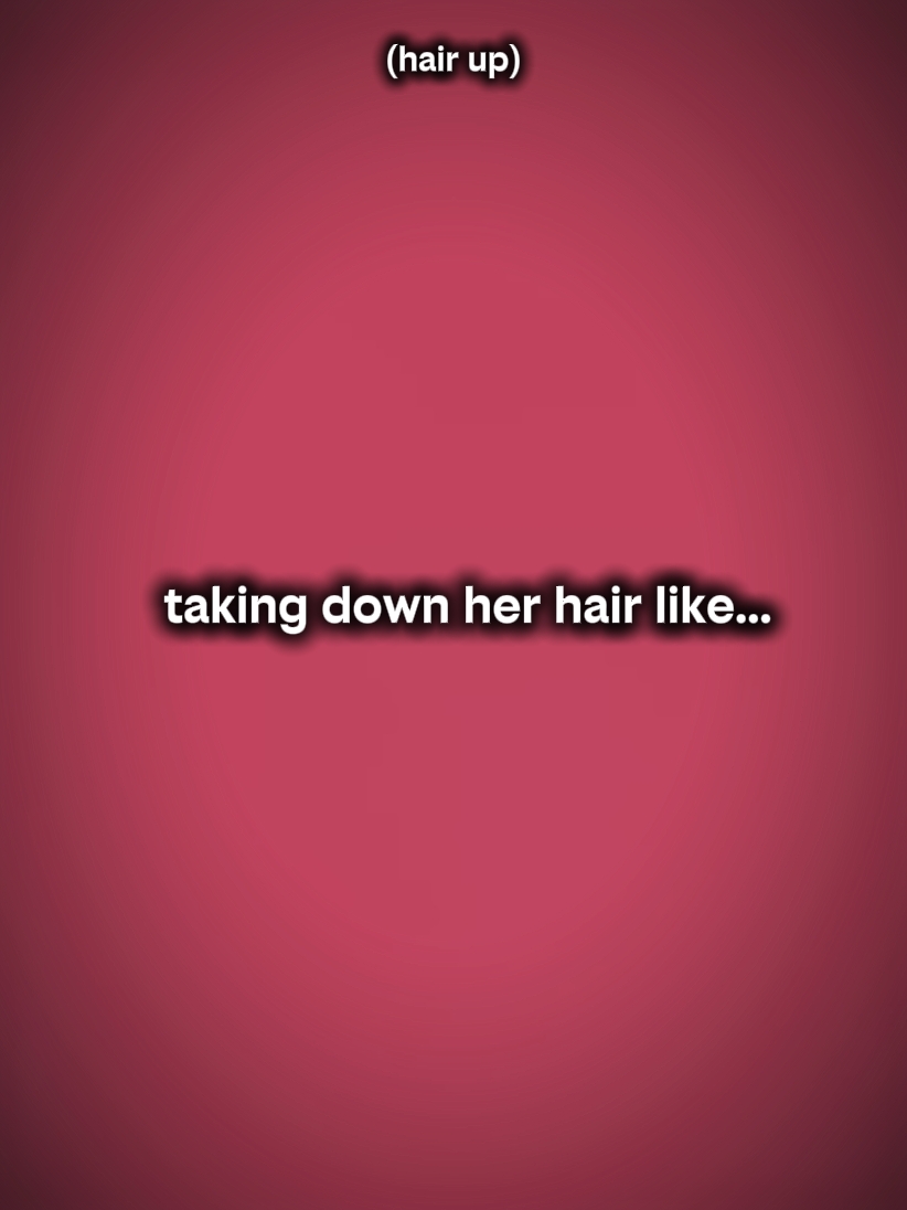 Su cabello suelto