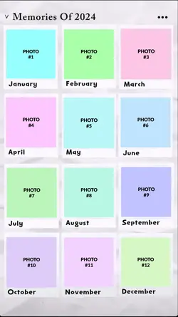 2024memories collage