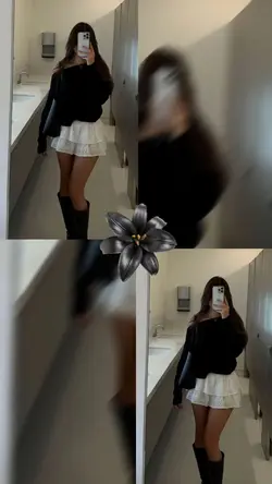 black flower