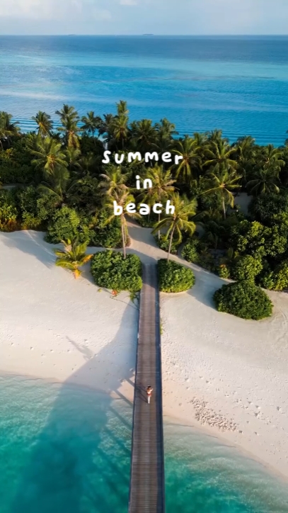 musim panas di pantai