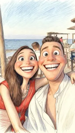 Funny caricature AI