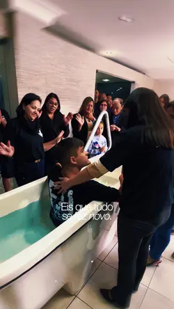 Batismo nas águas 🌊