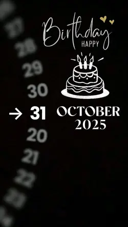 HBD 31 OCTOBER