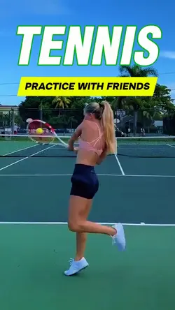 tennis with friends 