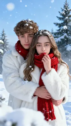 Winter couple