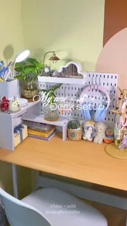 Desk setup aesthetic