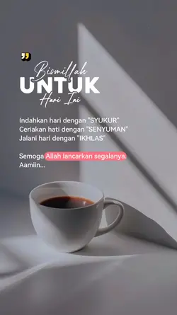 Bismillah hari ini